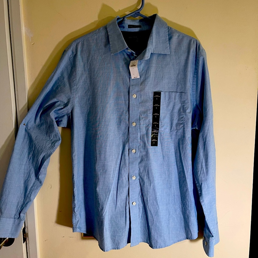 Banana Republic Slim Fit SZ L Organic Cotton